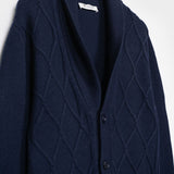 Blu Mora | Cardigan Uomo Lana Rigenerata Ambrogio