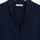 Blu Mora | Cardigan Uomo Lana Rigenerata Ambrogio