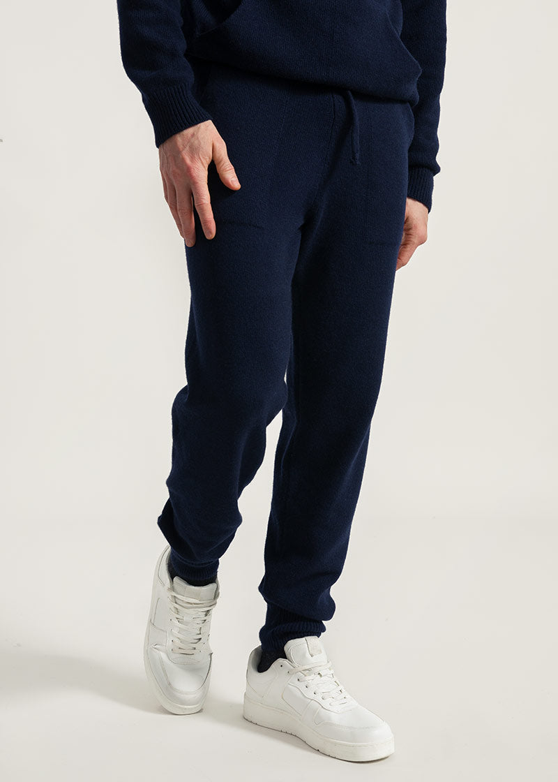 Blu Mora | Pantaloni Uomo Cashmere Rigenerato Patroclo