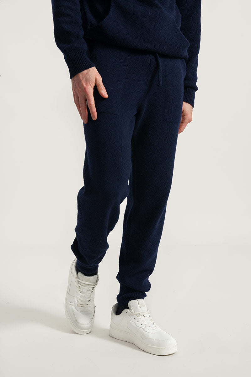 Blu Mora | Pantaloni Uomo Cashmere Rigenerato Patroclo