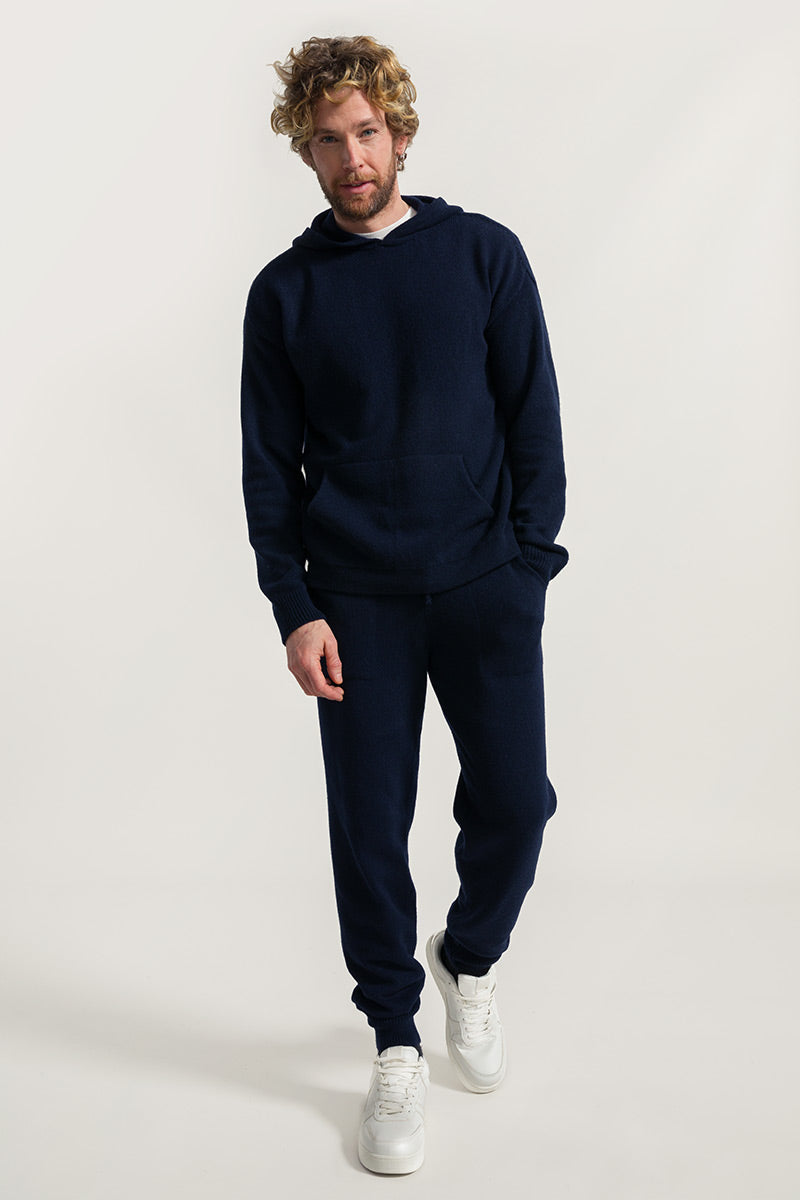 PANTALONI DELLA TUTA IN PILE DI COTONE E CASHMERE