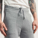 Grigio Calce | Pantaloni Uomo Cashmere Rigenerato Patroclo