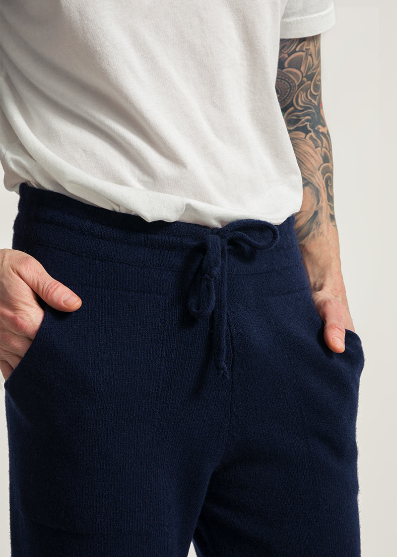 Blu Mora | Pantaloni Uomo Cashmere Rigenerato Patroclo