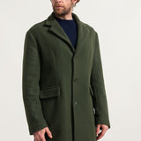 Verde Felce | Cappotto Uomo Lana Rigenerata Gilberto