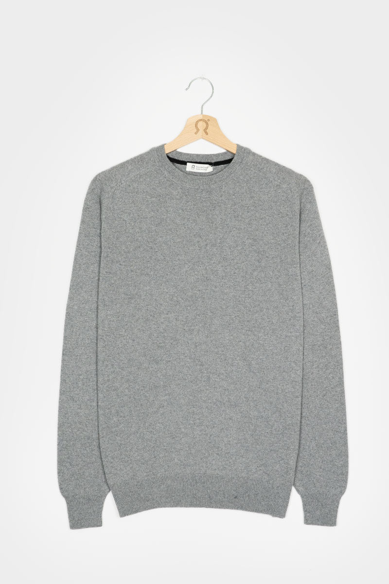 Grigio Cemento | paricollo uomo light cashmere sostenibile