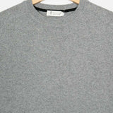 Grigio Cemento | paricollo uomo light cashmere sostenibile