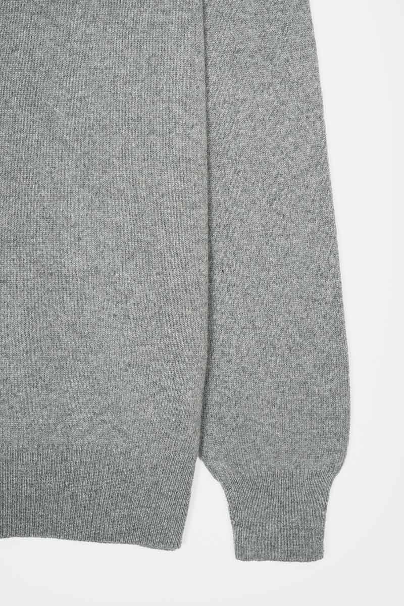 Grigio Cemento | paricollo uomo light cashmere sostenibile