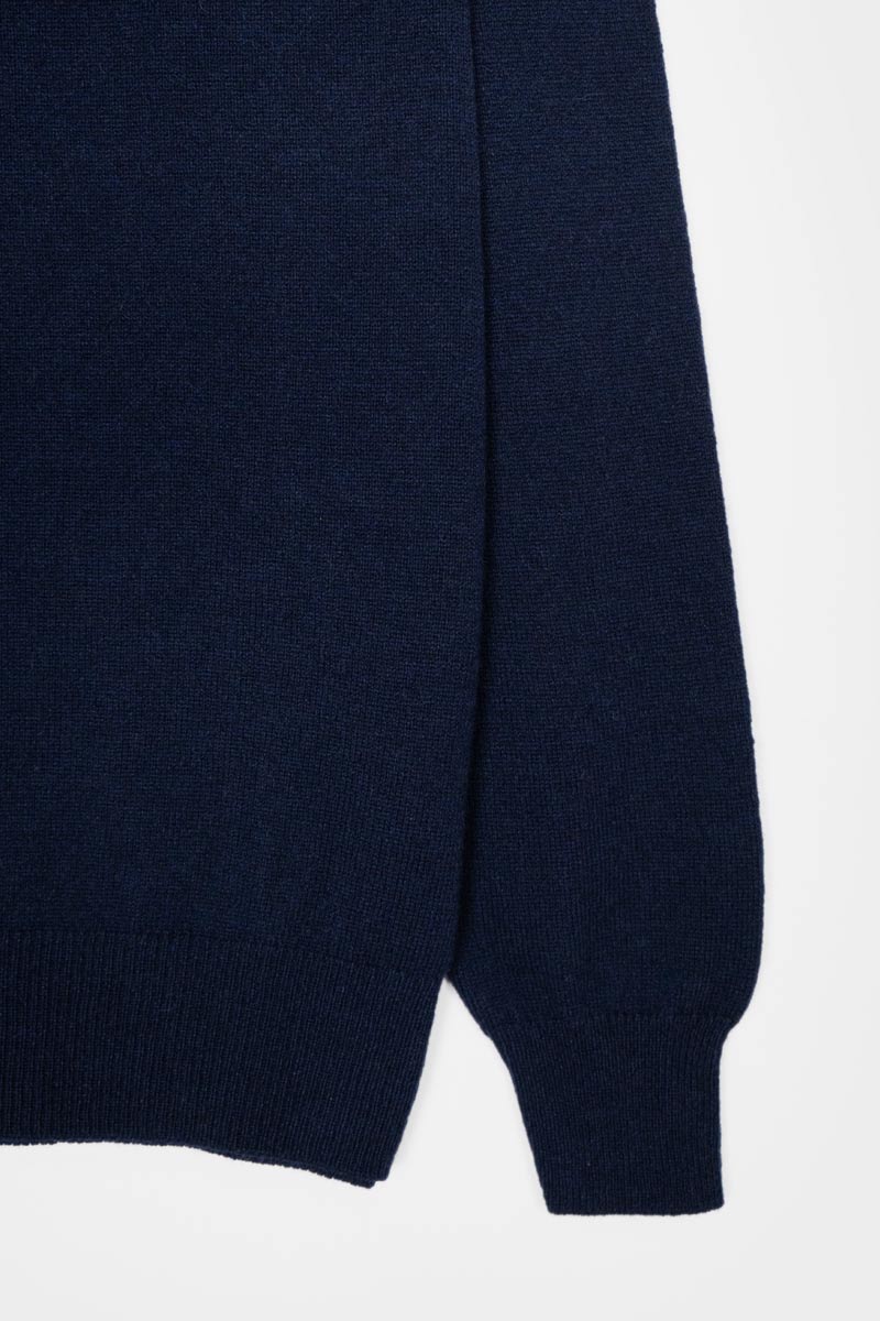 Blu Mora | paricollo uomo light cashmere sostenibile