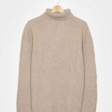 Beige Sabbia | Maglia Uomo Cashmere Rigenerato Bartolomeo