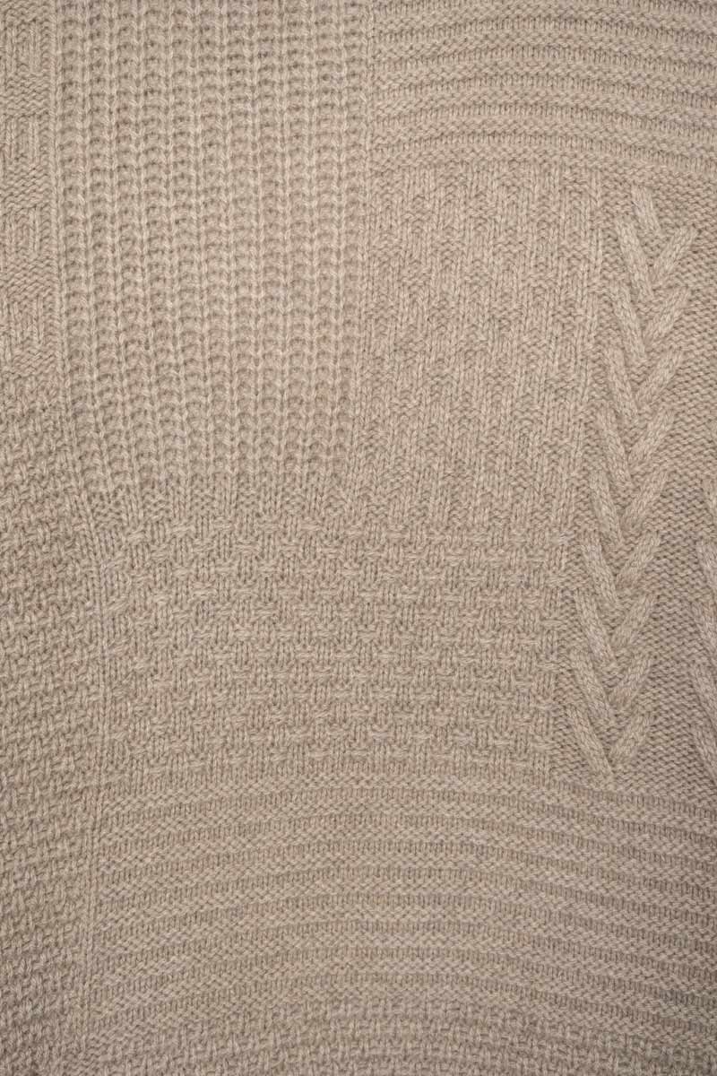 Beige Sabbia | Maglia Uomo Cashmere Rigenerato Bartolomeo