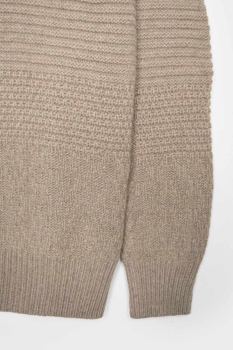 Beige Sabbia | Maglia Uomo Cashmere Rigenerato Bartolomeo