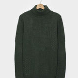 Verde Foresta | Maglia Uomo Cashmere Rigenerato Bartolomeo