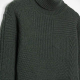 Verde Foresta | Maglia Uomo Cashmere Rigenerato Bartolomeo