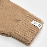 Beige Sughero | Guanti Cashmere Rigenerato Uomo