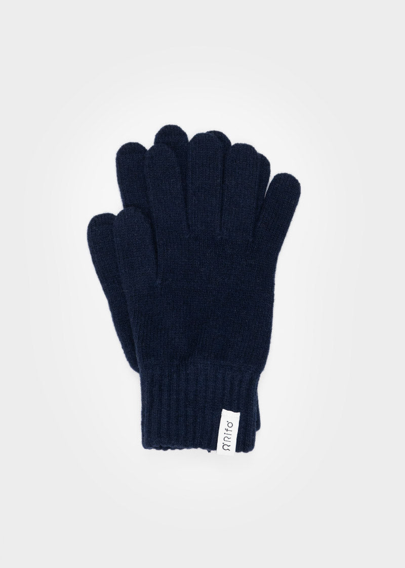 Blu Mora | Guanti Cashmere Rigenerato Uomo