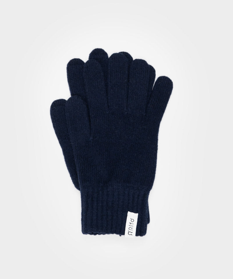 Blu Mora | Guanti Cashmere Rigenerato Uomo