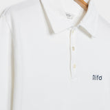 Bianco Latte | Maglia Polo Uomo Cotone Rigenerato Riccardo