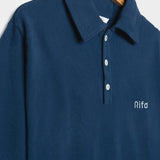 Blu Balena | Maglia Polo Uomo Cotone Rigenerato Riccardo