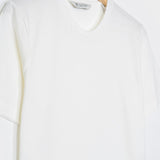 Bianco Latte | tshirt cotone organico e cotone rigenerato uomo