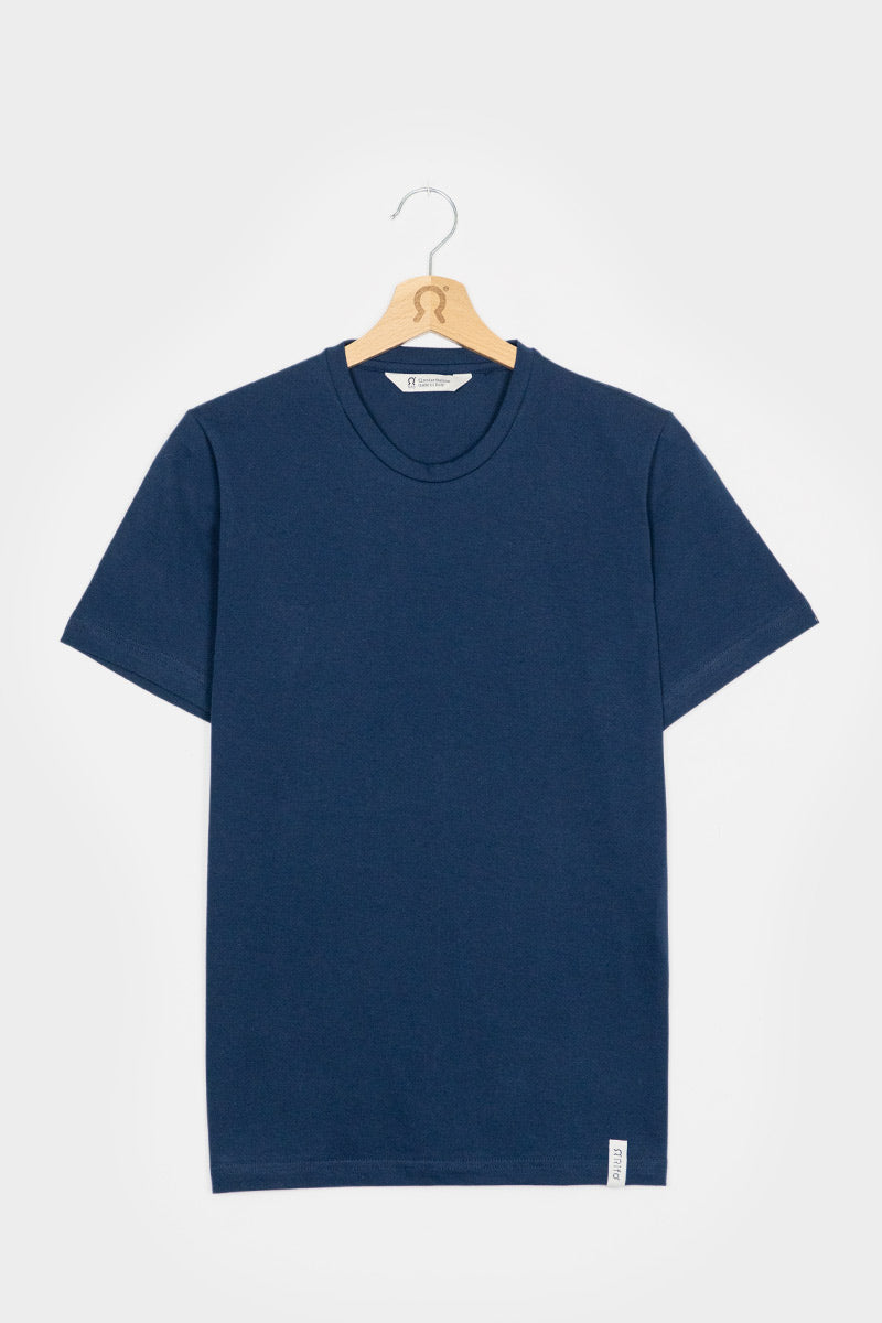 Blu Balena | tshirt cotone organico e cotone rigenerato uomo