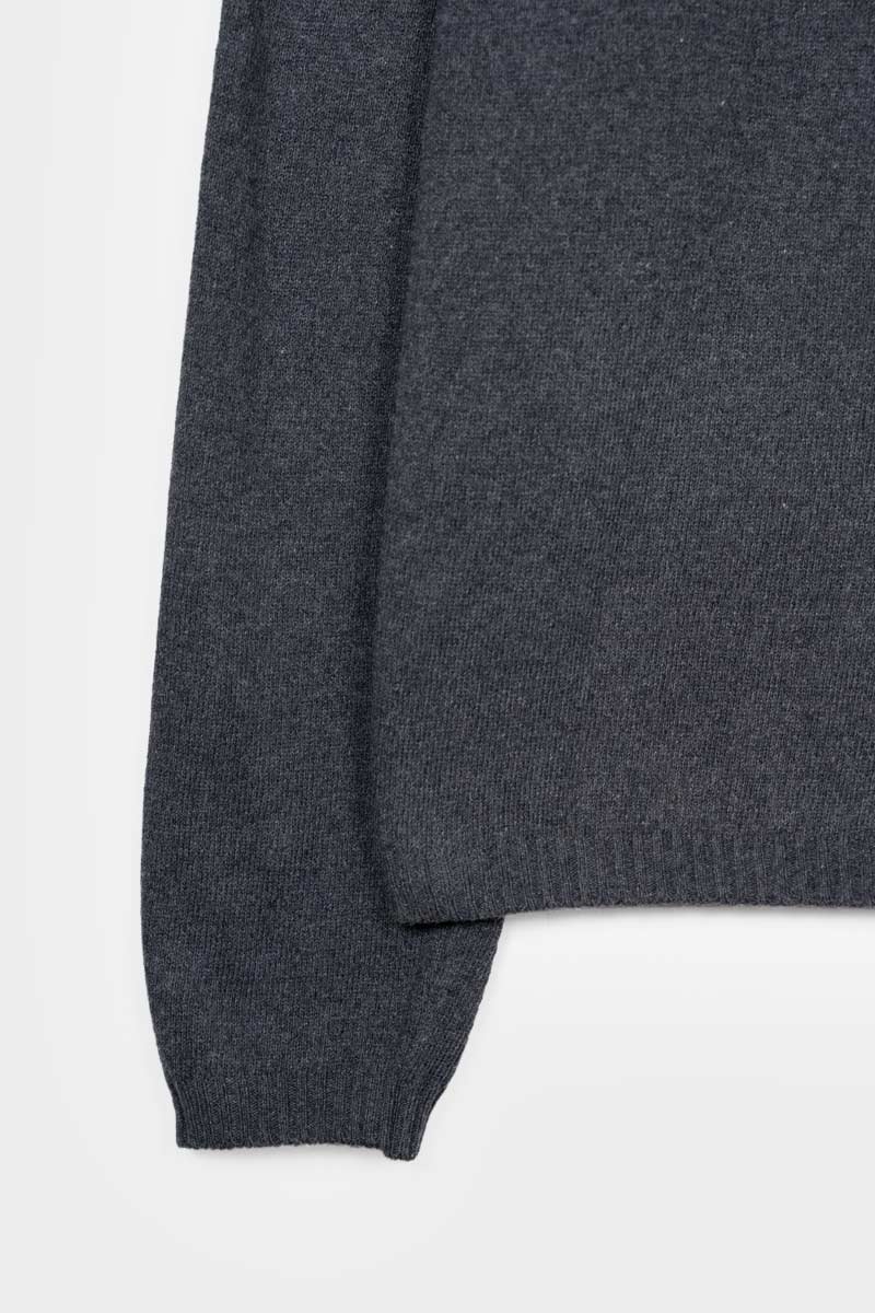 Grigio Antracite | Maglia Uomo Cotone Rigenerato Edoardo