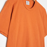 Arancio Argilla | tshirt cotone organico e cotone rigenerato uomo