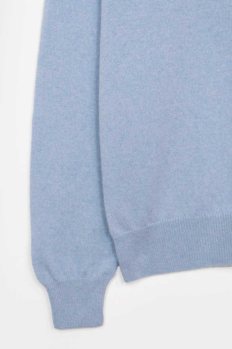 Azzurro Nuvola | Maglia Uomo Light Cashmere Rigenerato Alessio