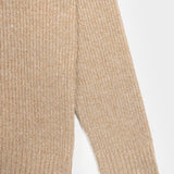 Mouline Beige Camomilla | Maglia Uomo Cashmere Rigenerato Carlo