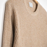 Mouline Beige Camomilla | Maglia Uomo Cashmere Rigenerato Carlo