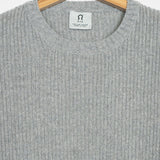 Grigio Calce | Maglia Uomo Cashmere Rigenerato Carlo