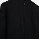 Nero Ardesia | Cardigan Uomo Cashmere Rigenerato Ippolito