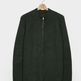 Verde Foresta | Cardigan Uomo Cashmere Rigenerato Ippolito