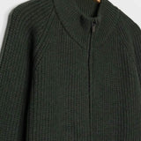 Verde Foresta | Cardigan Uomo Cashmere Rigenerato Ippolito