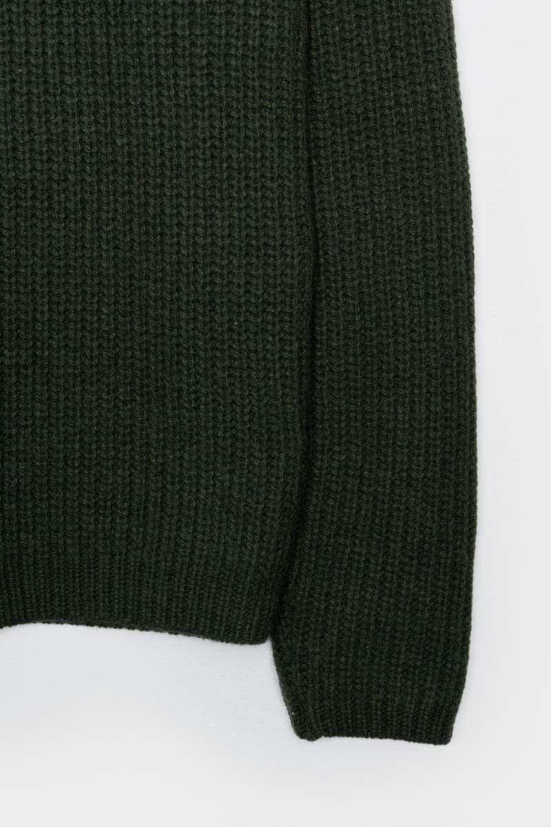 Verde Foresta | Cardigan Uomo Cashmere Rigenerato Ippolito