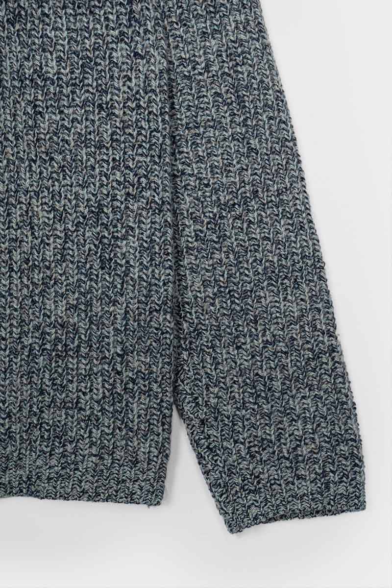 Chanteclaire Grigio Grafite | Cardigan Uomo Cashmere Rigenerato Ippolito