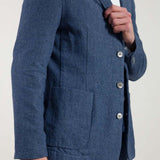 Denim | Blazer uomo jeans rigenerato