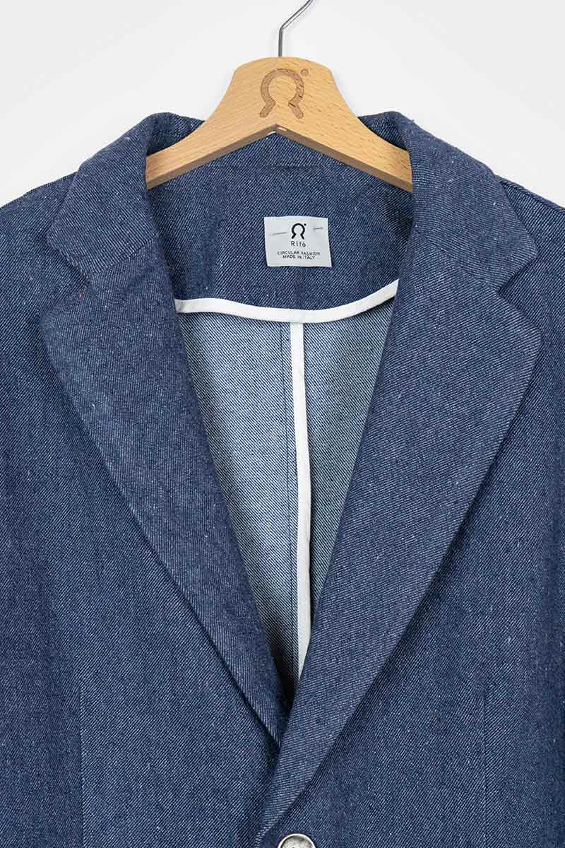 Denim | Blazer uomo jeans rigenerato