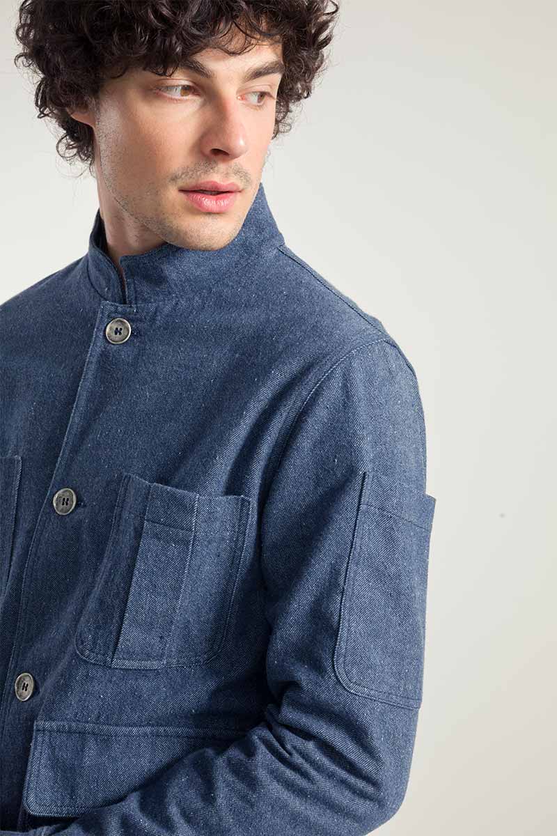 Denim | Giacca workwear vintage jeans rigenerato