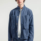 Denim | Giacca workwear vintage jeans rigenerato