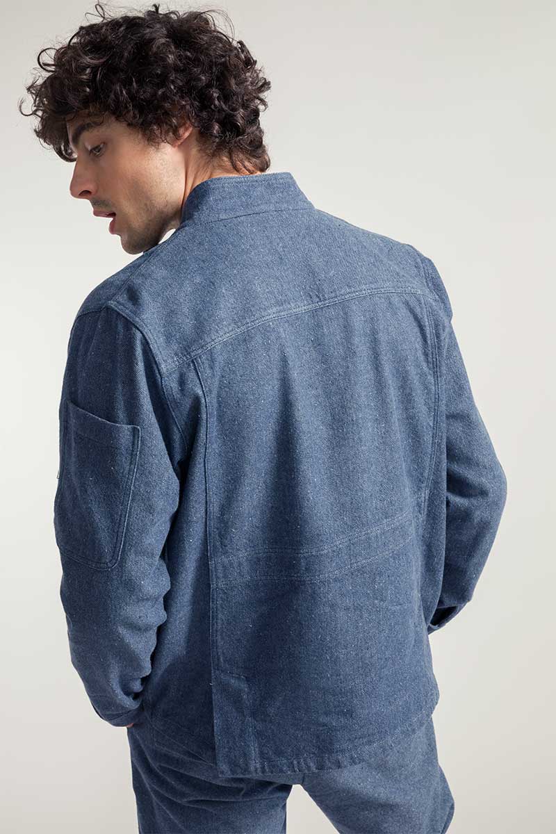 Denim | Giacca workwear vintage jeans rigenerato