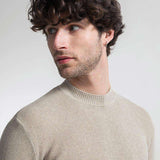 Beige Avena | Maglia Uomo Cotone Rigenerato Orlando