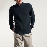 Mar Nero | Cardigan zip uomo cotone rigenerato