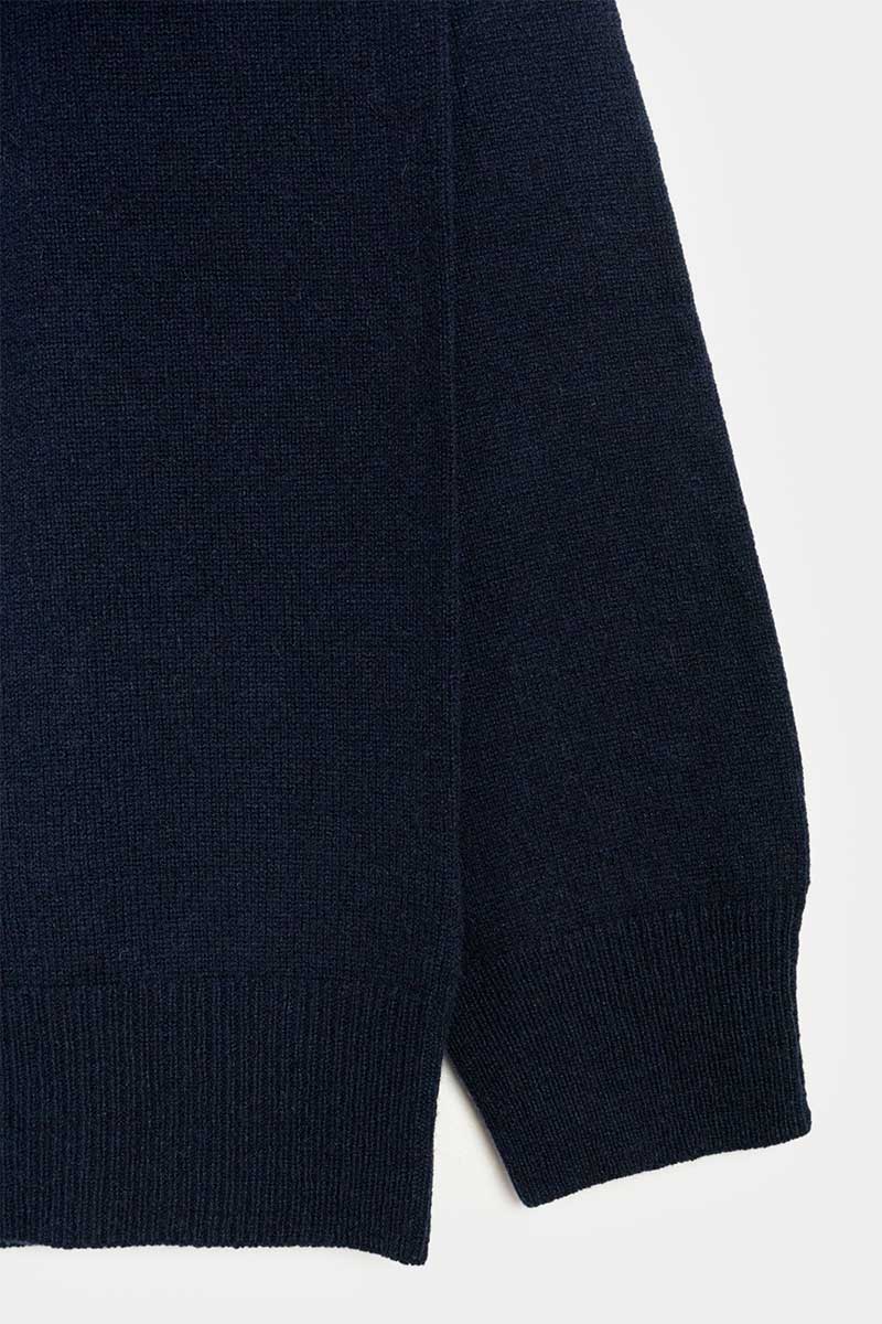 Blu Mora | Maglia ciclista uomo cashmere rigenerato