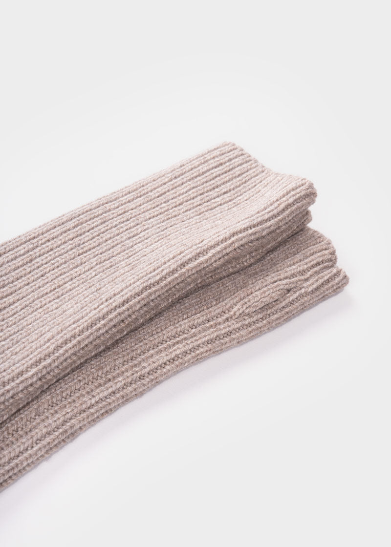 Manicotti Unisex Cashmere Rigenerato Ingrid Beige