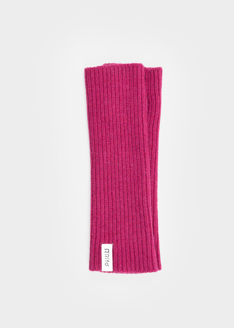 Manicotti Unisex Cashmere Rigenerato Ingrid Rosa