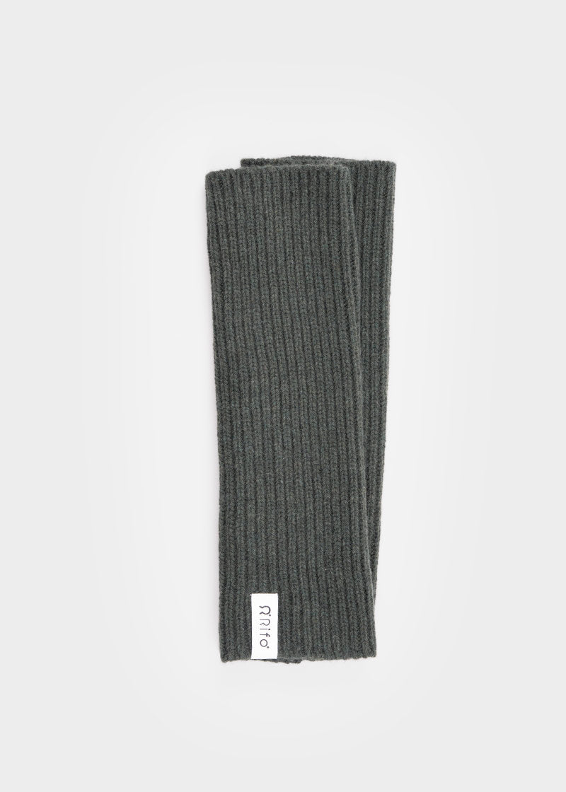 Manicotti Unisex Cashmere Rigenerato Ingrid Verde