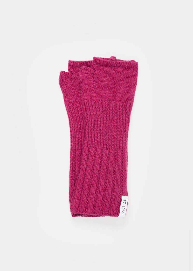 Manicotti Cashmere Rigenerato Tamara Rosa Ciclamino