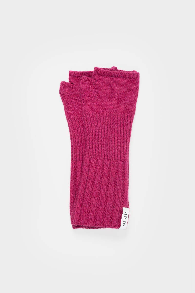 Manicotti Cashmere Rigenerato Tamara Rosa Ciclamino