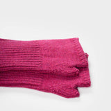 Manicotti Cashmere Rigenerato Tamara Rosa Ciclamino