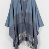 Mantella Poncho Donna Cotone Rigenerato Mila - Rifò Lab Moda circolare made in Italy 